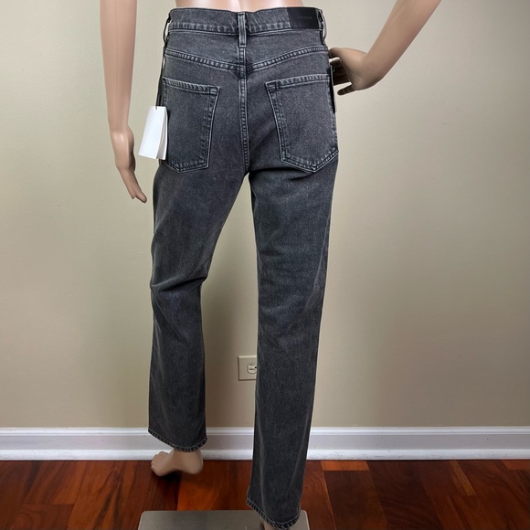 NEW GOLDSIGN HIGH-WAISTED STRAIGHT LEG JEANS - Picture 6 of 7